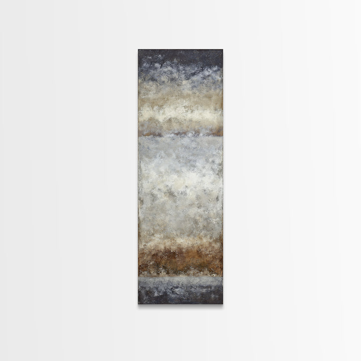 Sophisticated Neutral Abstract Framed Canvas Print, Hotel Art, Hotel Decor, Abstract Art, Boutique, Living Room Decor, HOT-1x3-61