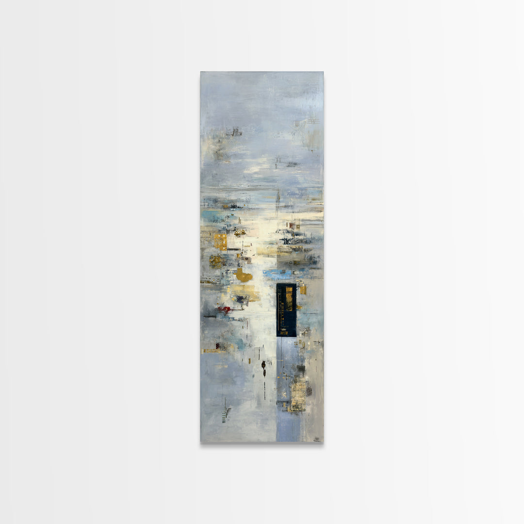 Large Calming Seascape Canvas Print, Hotel Art, City Wall Art, Hotel Decor, Fine Art, Boutique, Minimalist Decor, HOT-1x3-63