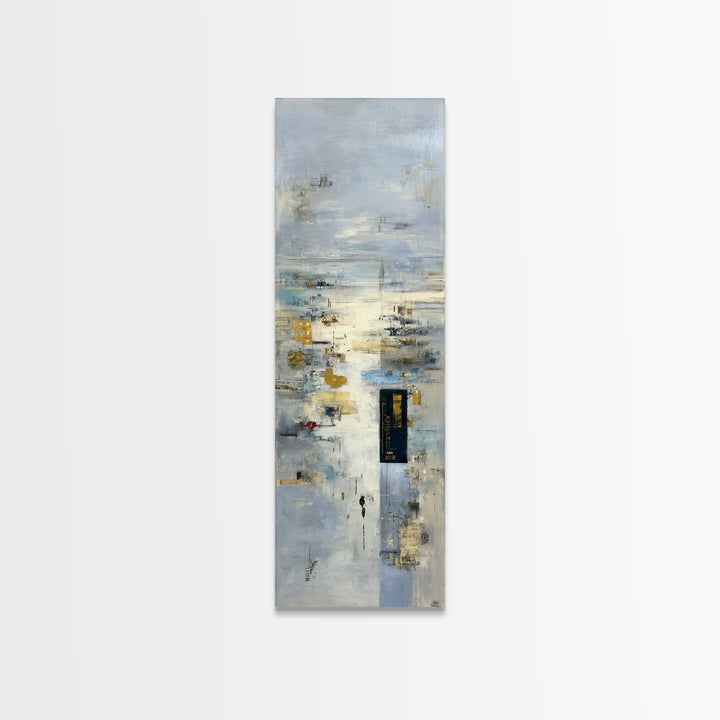 Large Calming Seascape Canvas Print, Hotel Art, City Wall Art, Hotel Decor, Fine Art, Boutique, Minimalist Decor, HOT-1x3-63