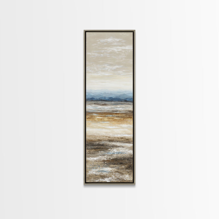 Panoramic Desert Horizon Framed Canvas Print, Hotel Art, Contemporary Art, Hotel Decor, Fine Art, Boutique, Art Deco, HOT-1x3-8