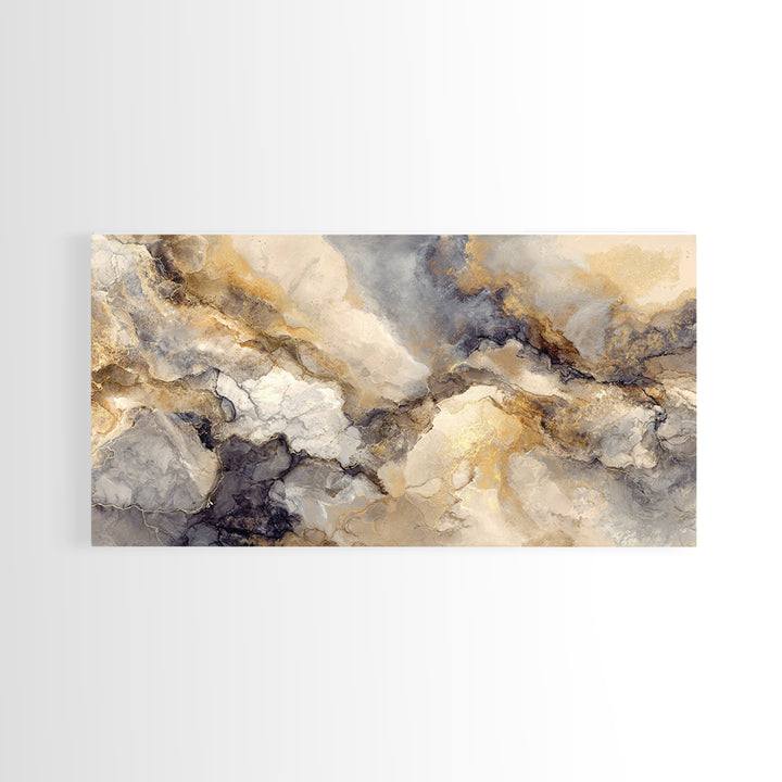 Abstract Marble Texture Framed Canvas Print, Hotel Art, Hotel Decor, Abstract Art, Boutique, Framed Art, Wood Wall Art, HOT-2x1-15