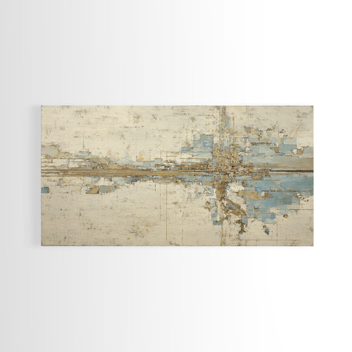 City Map Abstract Lines Without Readable Labels Framed Canvas Print, Hotel Art, Statement Artwork, Hotel Decor, Abstract Art, HOT-2x1-20
