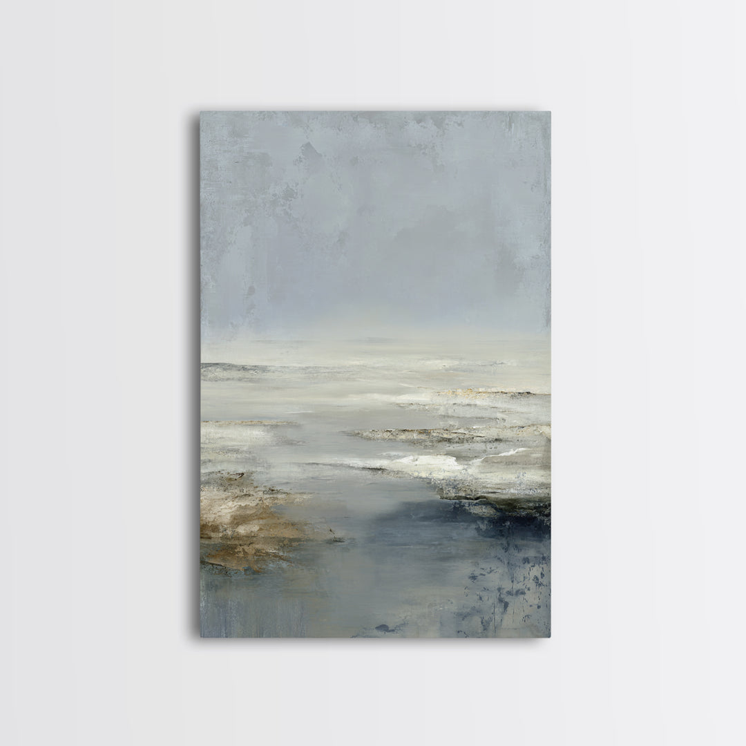 Luxury Monochrome Landscape Canvas Print, Hotel Art, Wall Art, Hotel Decor, Fine Art, Boutique, Abstract Art, Framed Art, HOT-2x3-14