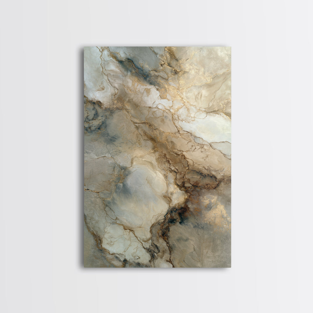 Abstract Marble Texture Framed Canvas Print, Hotel Art, Room Decor, Hotel Decor, Abstract Art, Boutique, Hazbin Hotel, HOT-2x3-3