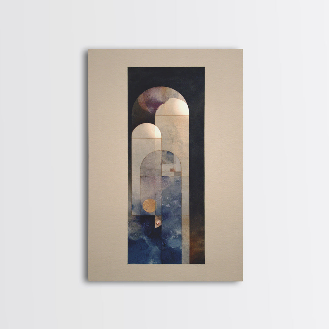 Soft Abstract Wave Forms Canvas Print, Hotel Art, Art Prints, Hotel Decor, Fine Art, Boutique, Modern Wall Art, Wall Sculpture, HOT-2x3-66
