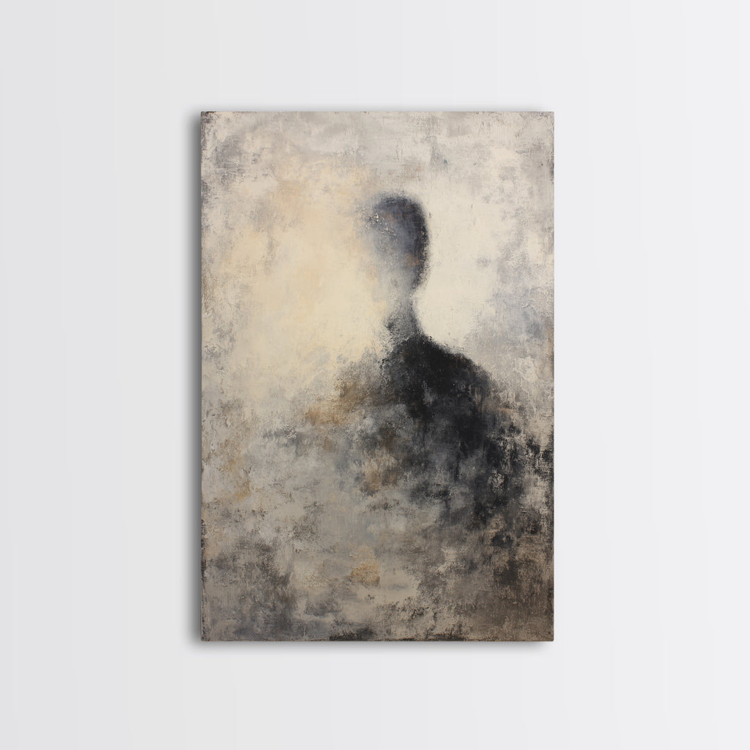 Simple Black Line Figure Canvas Print, Hotel Art, Fine Art Print, Hotel Decor, Oil Painting, Boutique, Wall Decor, Art Prints, HOT-2x3-7