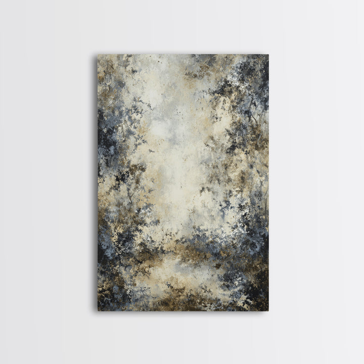 Misty Forest with Refined Calm Atmosphere Canvas Print, Hotel Art, Hotel Decor, Oil Painting, Boutique, Wall Sculpture, HOT-2x3-70