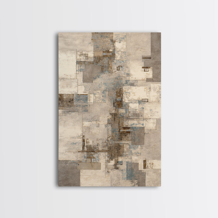 Sophisticated Neutral Abstract Canvas Print, Hotel Art, Coastal Wall Art, Hotel Decor, Fine Art, Boutique, Fine Art Print, HOT-2x3-81