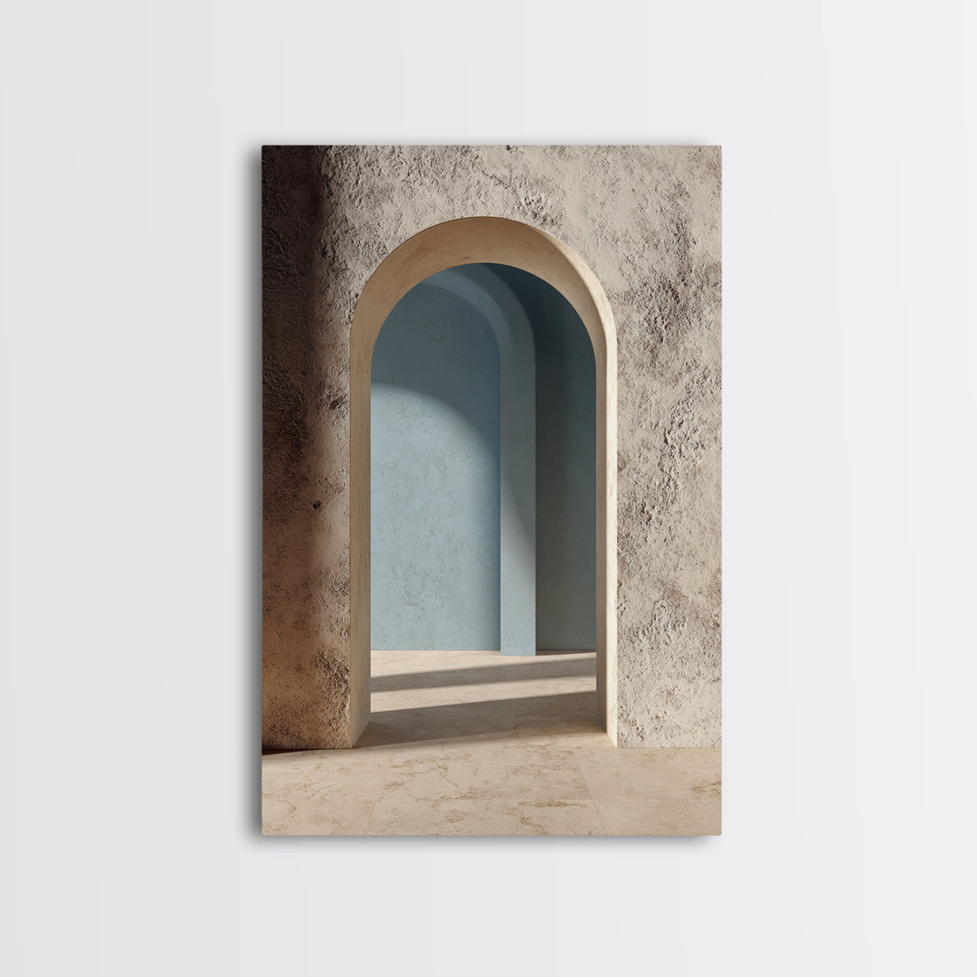 Minimal Architectural Arch Study Framed Canvas Print, Hotel Art, Modern Decor, Hotel Decor, Fine Art, Boutique, Poster, HOT-2x3-84