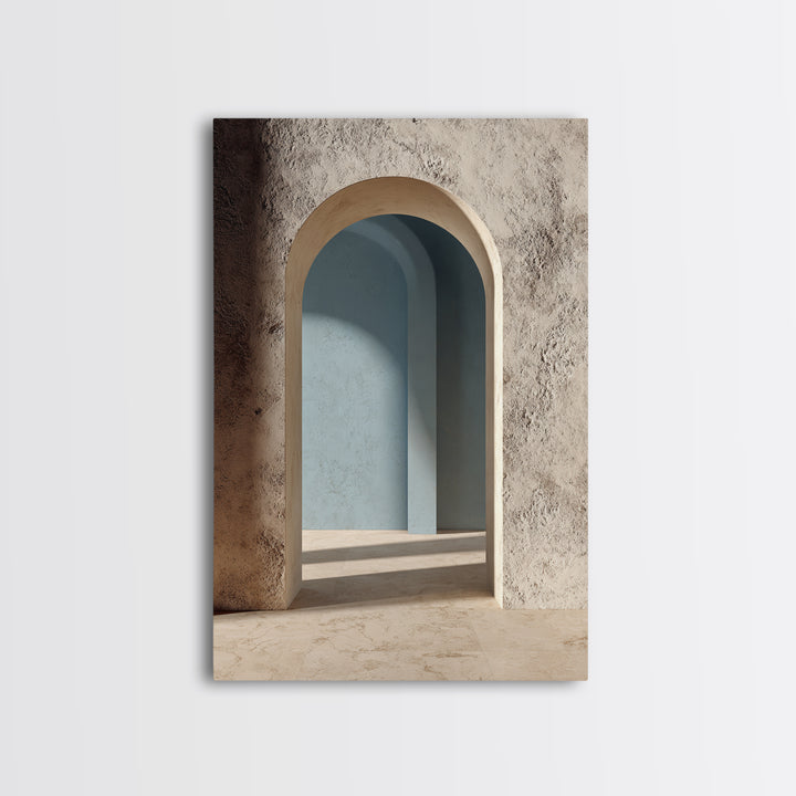 Minimal Architectural Arch Study Framed Canvas Print, Hotel Art, Modern Decor, Hotel Decor, Fine Art, Boutique, Poster, HOT-2x3-84