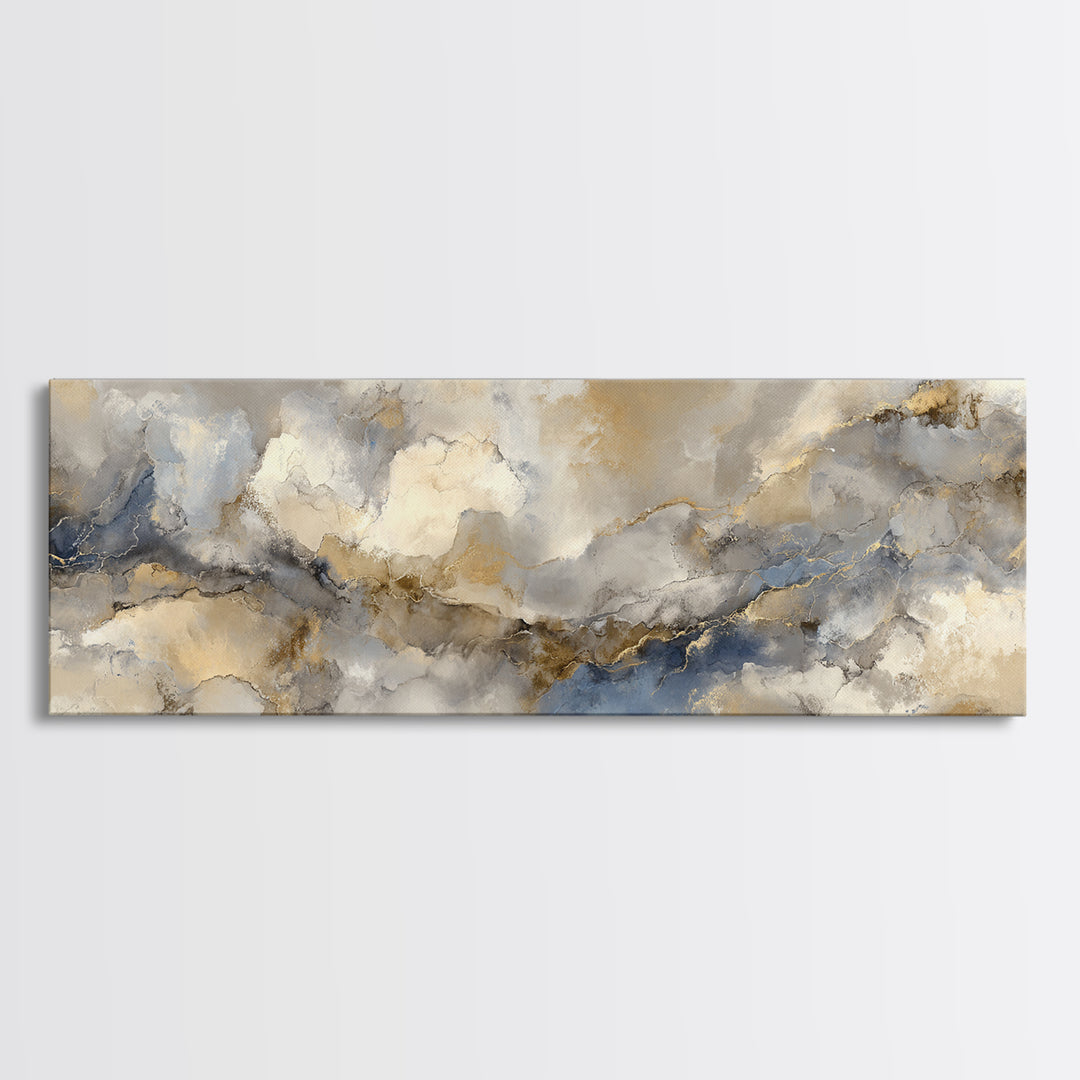 Abstract Marble Texture Canvas Print, Hotel Art, Beach House Decor, Hotel Decor, Abstract Art, Boutique, Contemporary Art, HOT-3x1-11