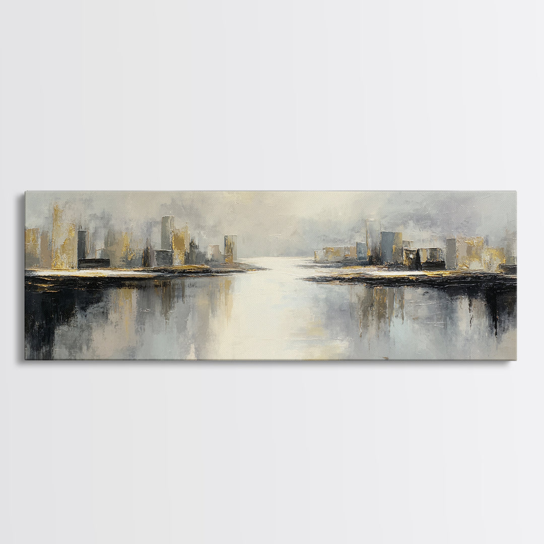 Large Calming Seascape Canvas Print, Hotel Art, Luxury Decor, Hotel Decor, Fine Art, Boutique, Art Prints, Hazbin Hotel, HOT-3x1-19