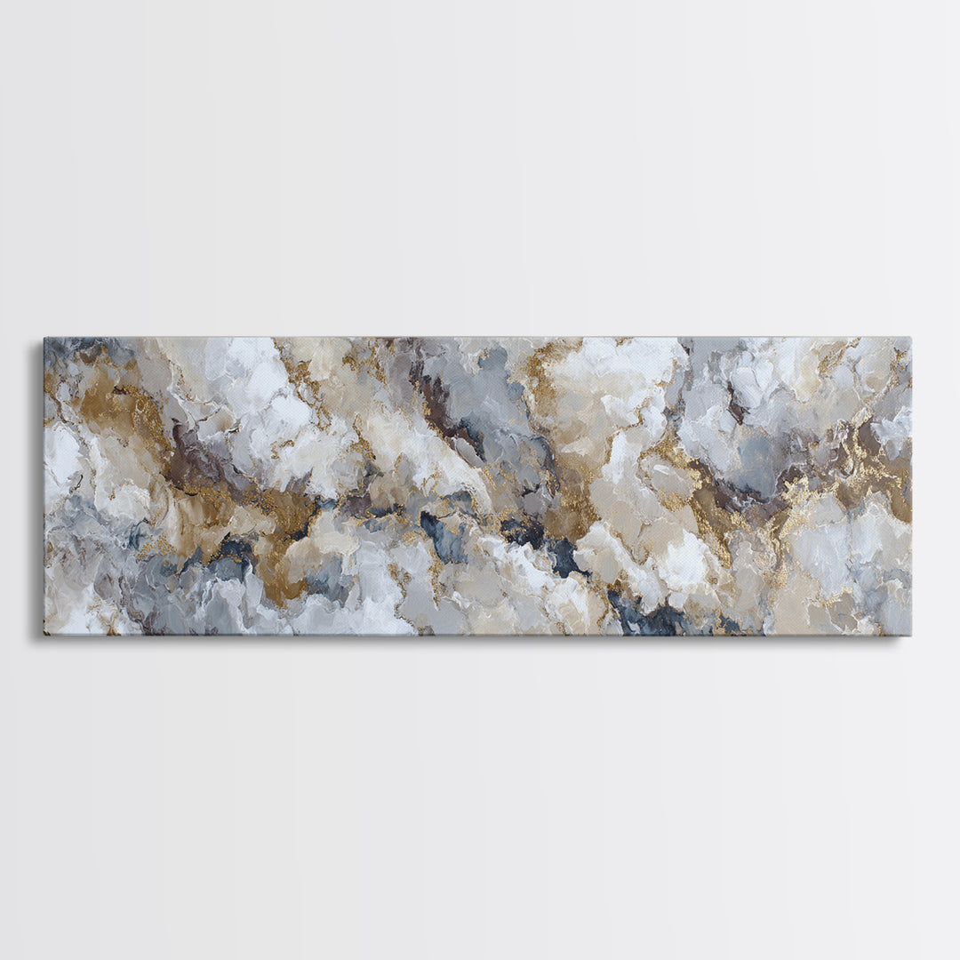 Abstract Marble Texture Framed Canvas Print, Hotel Art, Wall Decor, Hotel Decor, Abstract Art, Boutique, Living Room Decor, HOT-3x1-59
