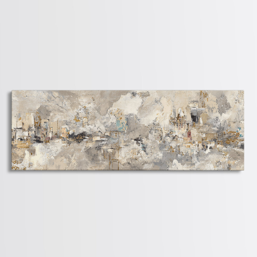 Abstract Marble Texture Canvas Print, Hotel Art, Mid Century Modern, Hotel Decor, Abstract Art, Boutique, Coastal Decor, HOT-3x1-83