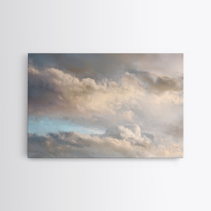 Large Cloudscape with Subtle Drama Canvas Print, Hotel Art, Gallery Wall Art, Hotel Decor, Fine Art, Boutique, Luxury Decor, HOT-3x2-21