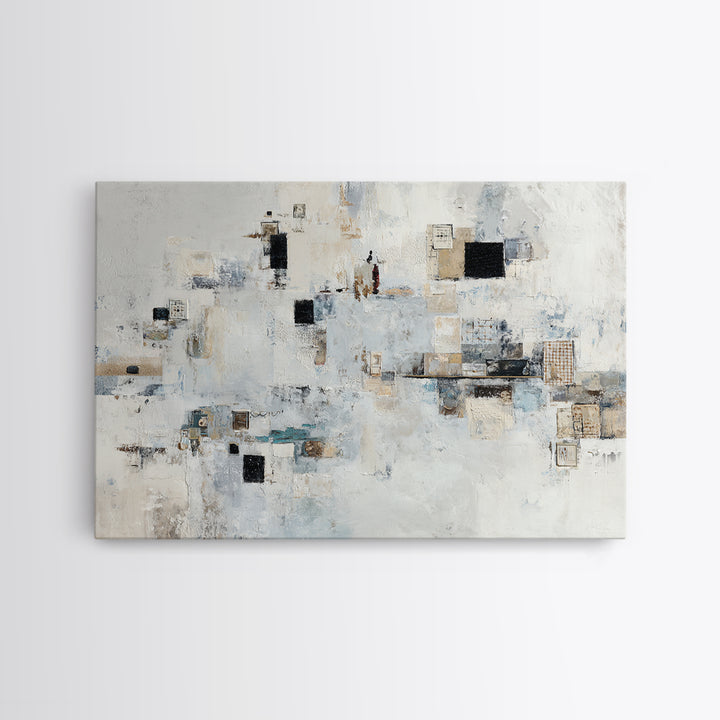 Abstract Marble Texture Framed Canvas Print, Hotel Art, Gallery Wall Set, Hotel Decor, Fine Art, Boutique, Textured Painting, HOT-3x2-23