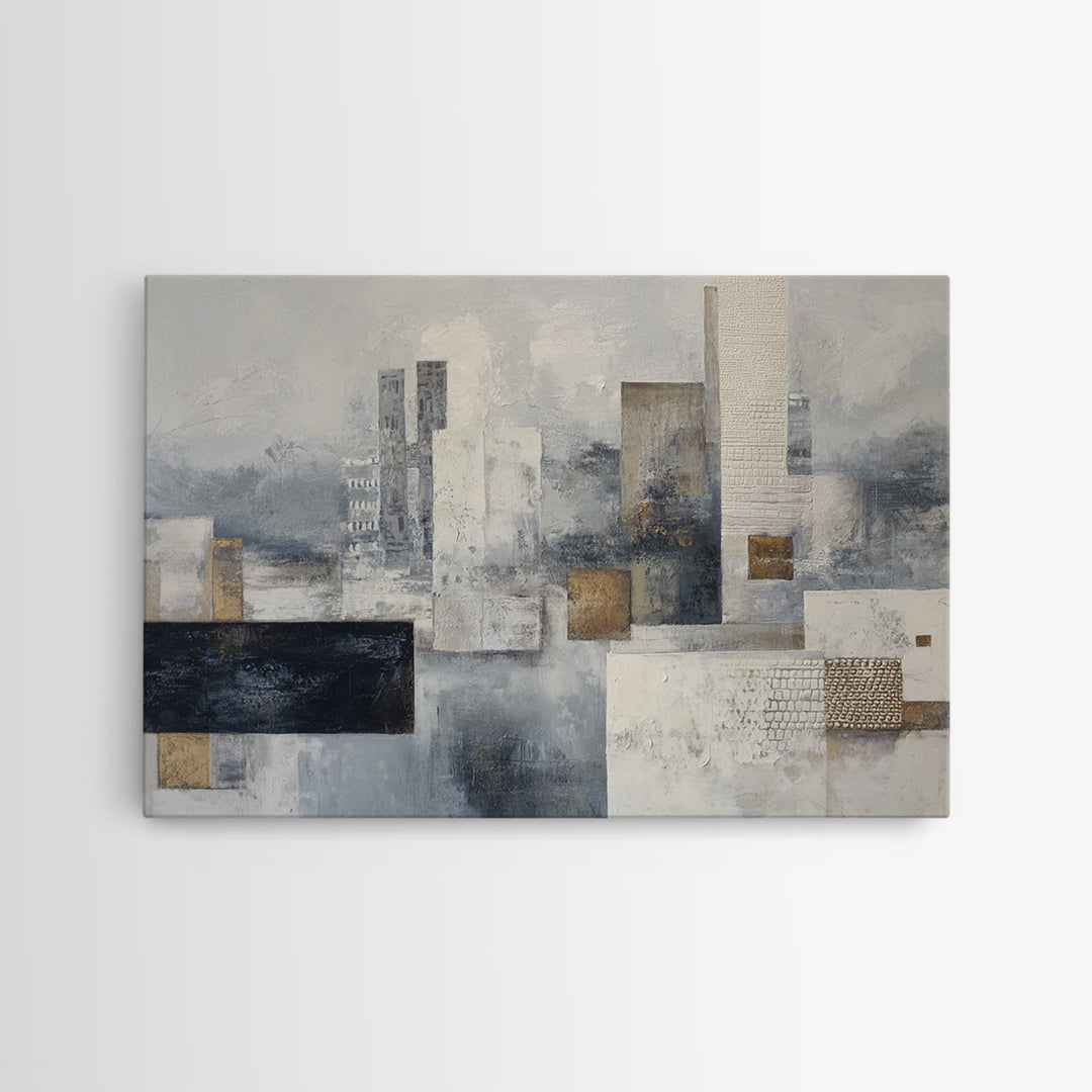 Sophisticated Neutral Abstract Canvas Print, Hotel Art, Modern Decor, Hotel Decor, Abstract Art, Boutique, Poster, Wall Decor, HOT-3x2-29