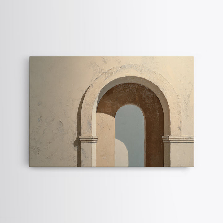 Minimal Architectural Arch Study Canvas Print, Hotel Art, Room Decor, Hotel Decor, Fine Art, Boutique, Art Print, Hazbin Hotel, HOT-3x2-56