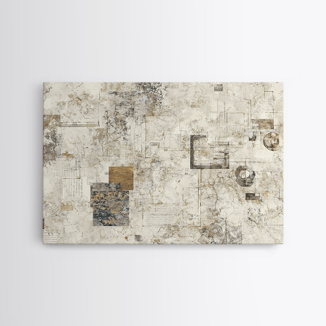 Abstract Marble Texture Framed Canvas Print, Hotel Art, Beach House Decor, Hotel Decor, Abstract Art, Boutique, HOT-3x2-71