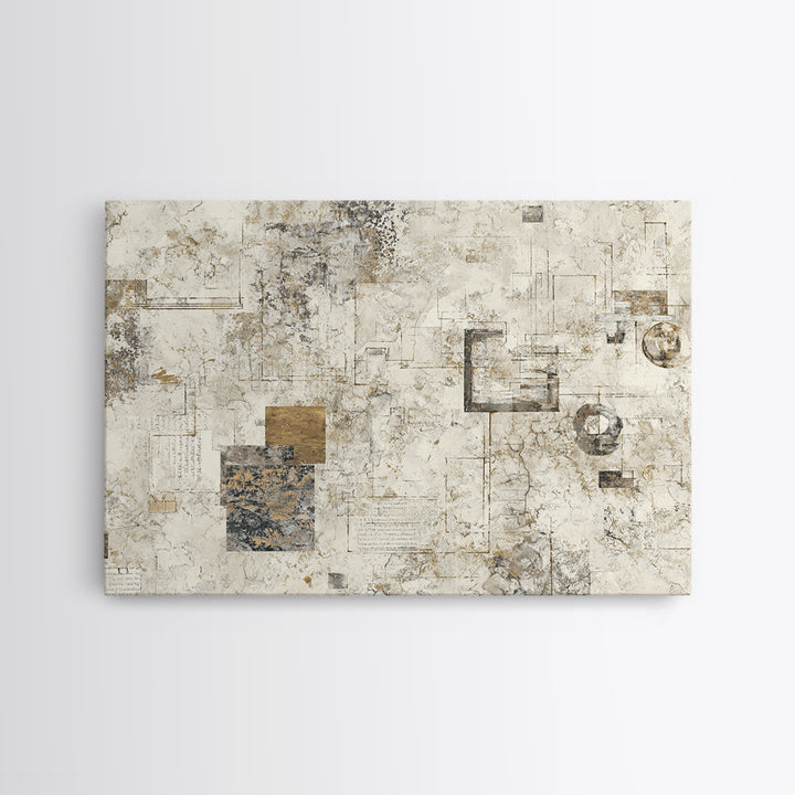 Abstract Marble Texture Framed Canvas Print, Hotel Art, Beach House Decor, Hotel Decor, Abstract Art, Boutique, HOT-3x2-71