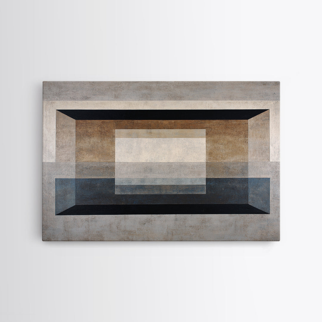 Modern Geometric Composition Canvas Print, Hotel Art, Abstract Art, Hotel Decor, Fine Art, Boutique, Gallery Wall Art, HOT-3x2-83