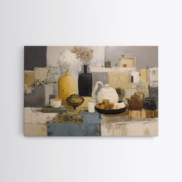 Classic Oil Painted Floral Still Life Framed Canvas Print, Hotel Art, Statement Artwork, Hotel Decor, Fine Art, Boutique, HOT-3x2-85