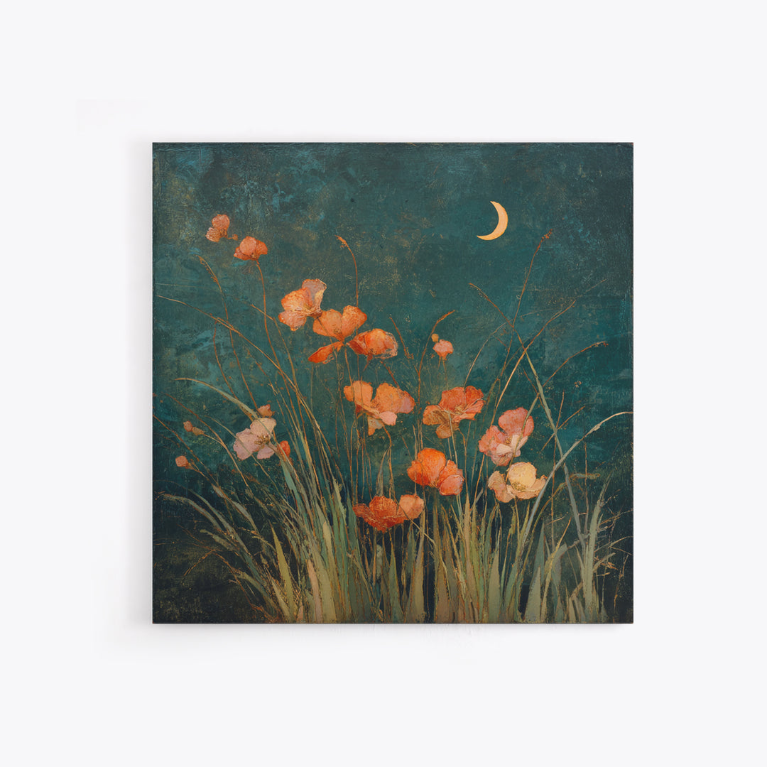 Dancers Suggested by Soft Moving Brushwork Canvas Print, Impressionist Art, Horizontal Wall Art, Living Room Decor, Impression, IMP-1x1-15