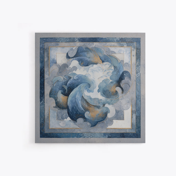 Dancers Suggested by Soft Moving Brushwork Canvas Print, Impressionist Art, Abstract Painting, Living Room Decor, Impression, IMP-1x1-39