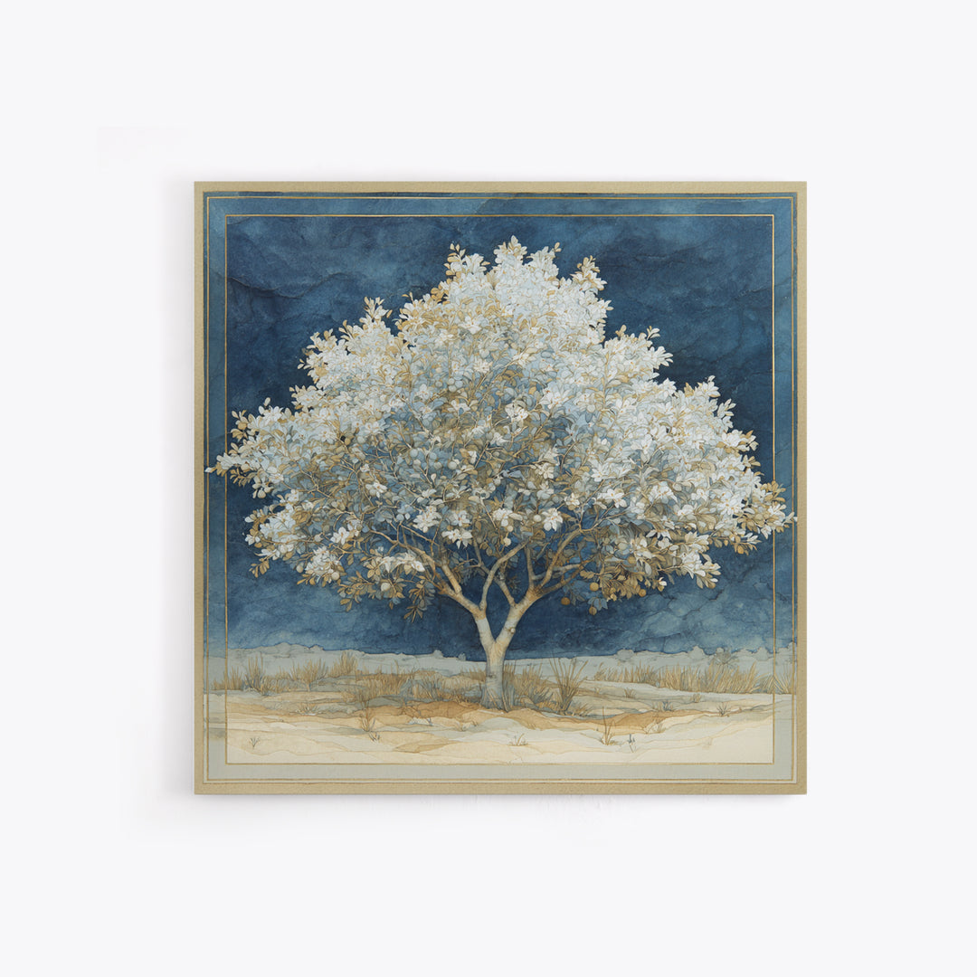 Apple Tree in Summer Orchard Canvas Print, Impressionist Art, Contemporary Art, Living Room Decor, Fine Art, Impression, IMP-1x1-89