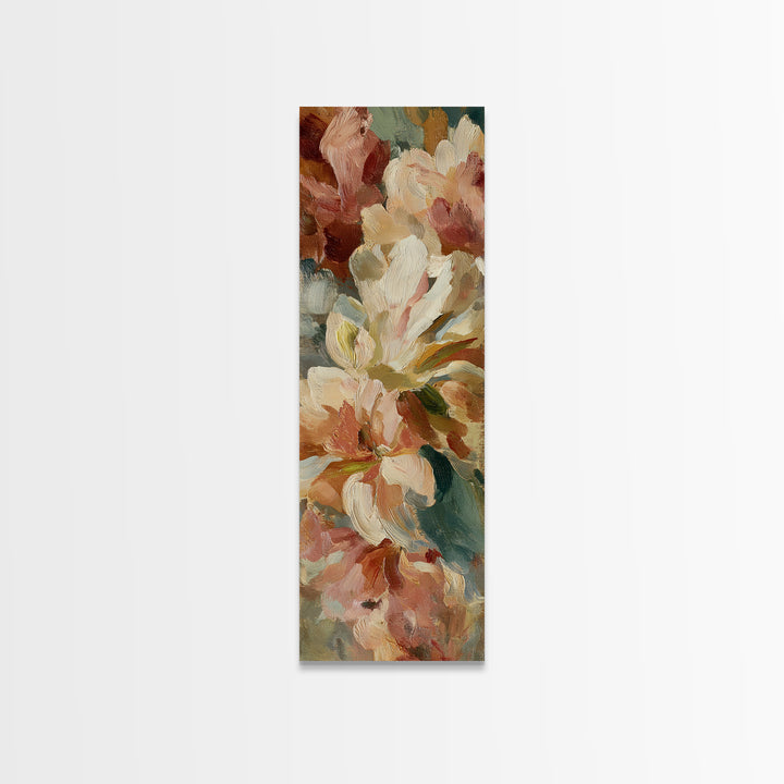 Still Life of Peaches Canvas Print, Impressionist Art, Textured Wall Art, Living Room Decor, Impression, Landscape Painting, IMP-1x3-35