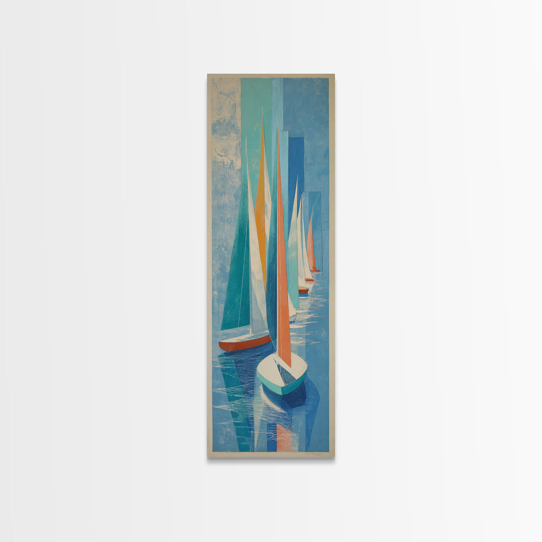 Water Garden Bridge Canvas Print, Impressionist Art, Landscape Painting, Living Room Decor, Watercolor Art, Impression, IMP-1x3-6