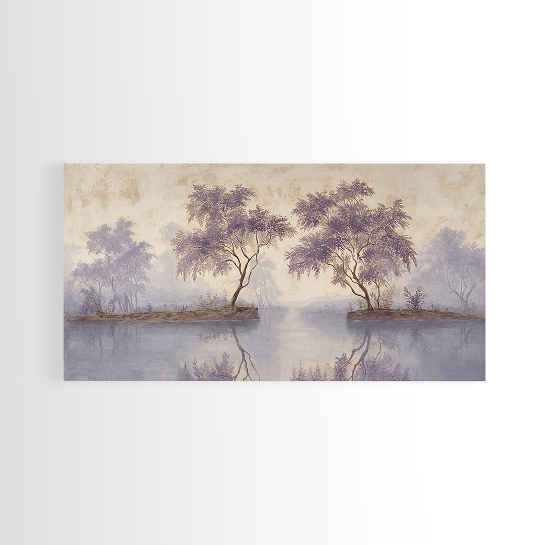 Garden Path Covered Canvas Print, Impressionist Art, Living Room Decor, Oil Painting, Impression, Abstract Painting, IMP-2x1-94