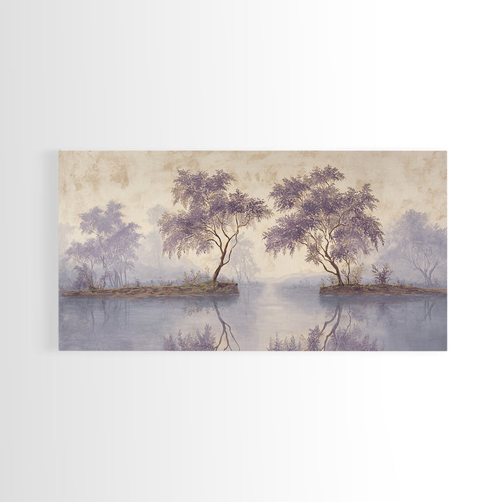 Garden Path Covered Canvas Print, Impressionist Art, Living Room Decor, Oil Painting, Impression, Abstract Painting, IMP-2x1-94