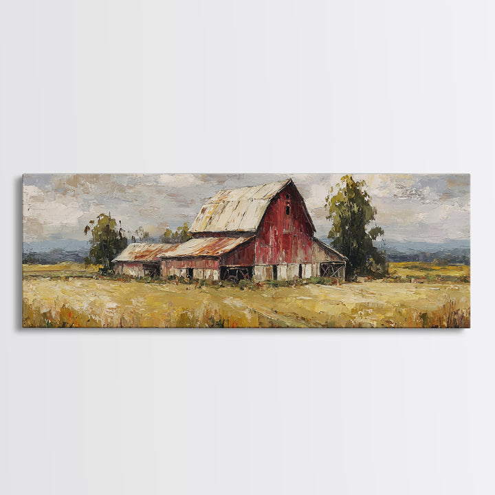 Country Lane with Flickering Sunlight Canvas Print, Impressionist Art, Modern Decor, Living Room Decor, Fine Art, Impression, IMP-3x1-14