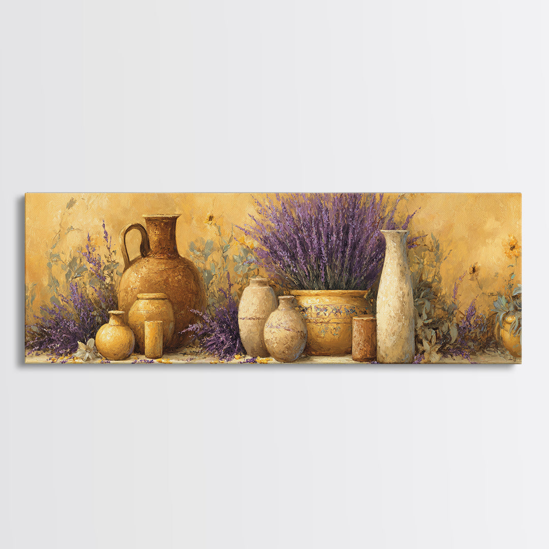 Sunset over Lavender Field Canvas Print, Impressionist Art, Printable Wall Art, Living Room Decor, Fine Art, Impression, IMP-3x1-30