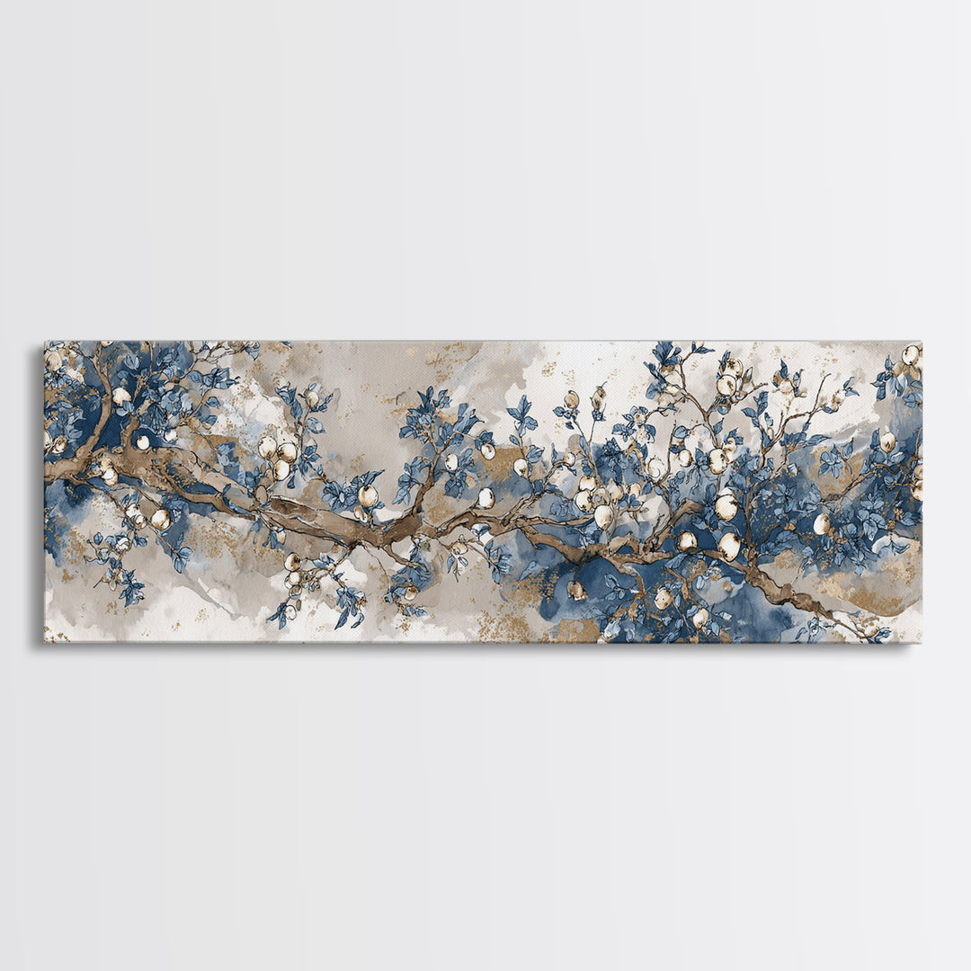 Apple Tree in Summer Orchard Canvas Print, Impressionist Art, Modern Art, Living Room Decor, Impression, Statement Artwork, IMP-3x1-33