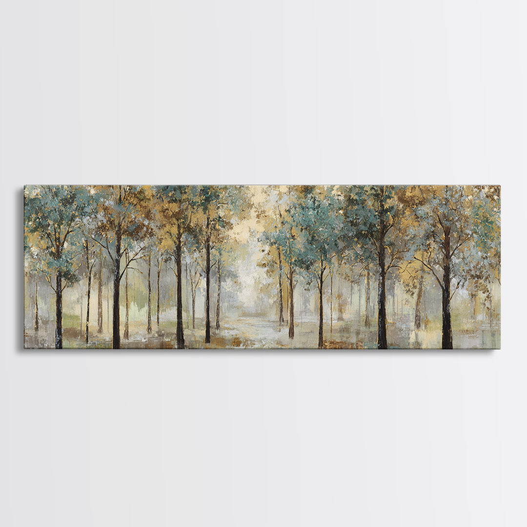 Garden Path Covered Canvas Print, Impressionist Art, Coastal Wall Art, Living Room Decor, Watercolor Art, Impression, IMP-3x1-66