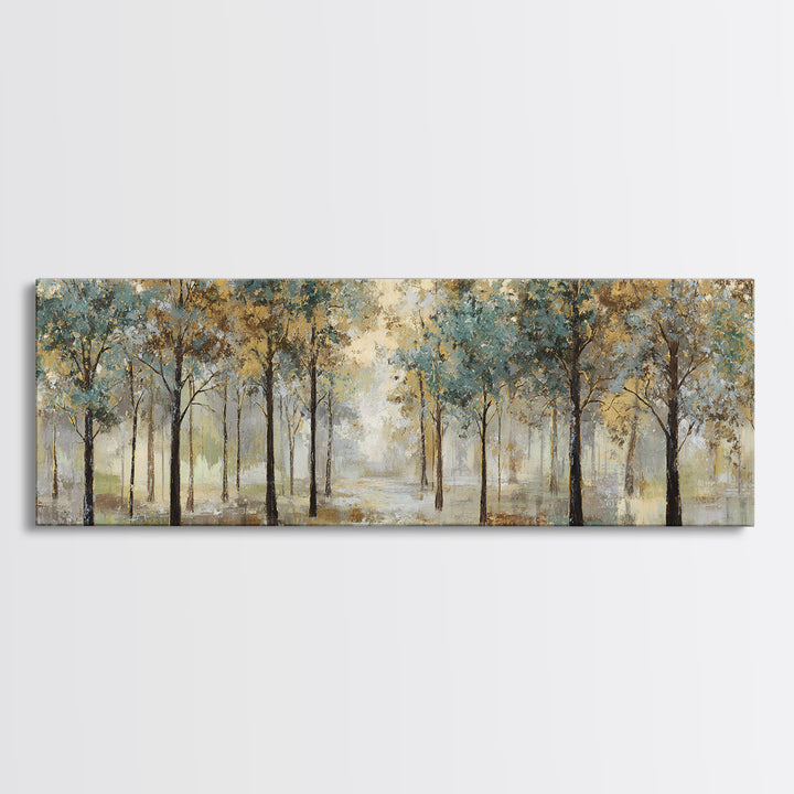 Garden Path Covered Canvas Print, Impressionist Art, Coastal Wall Art, Living Room Decor, Watercolor Art, Impression, IMP-3x1-66