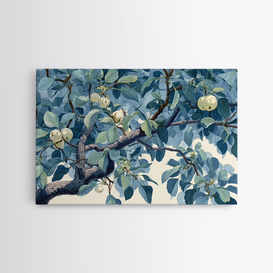 Apple Tree in Summer Orchard Canvas Print, Impressionist Art, Landscape Wall Art, Living Room Decor, Fine Art, Impression, IMP-3x2-21