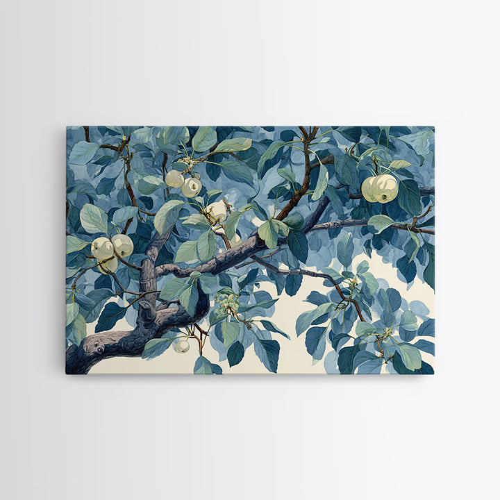 Apple Tree in Summer Orchard Canvas Print, Impressionist Art, Landscape Wall Art, Living Room Decor, Fine Art, Impression, IMP-3x2-21