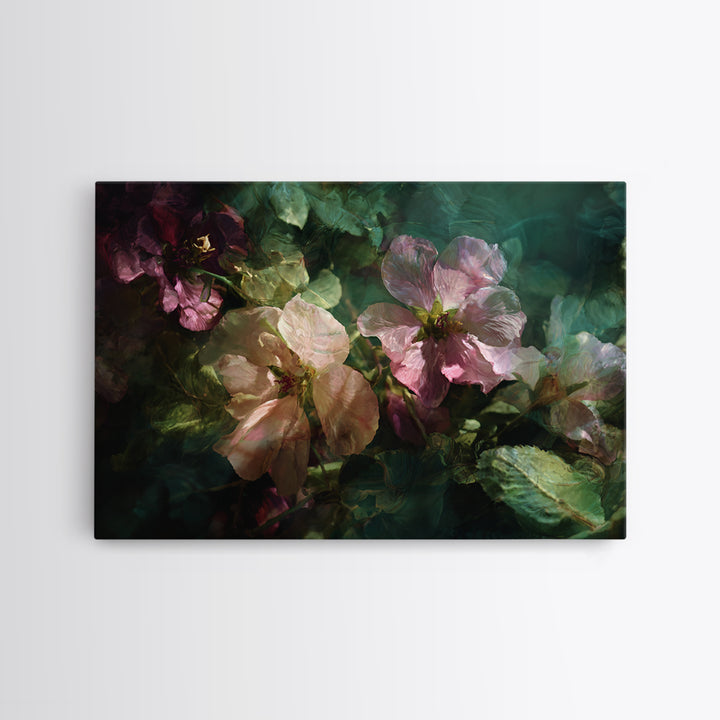 Caf Table with Flowers and Morning Light Canvas Print, Impressionist Art, Gallery Wall Art, Living Room Decor, Impression, IMP-3x2-86