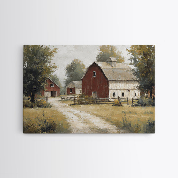Country Lane with Flickering Sunlight Canvas Print, Impressionist Art, Colorful Wall Art, Living Room Decor, Impression, IMP-3x2-98
