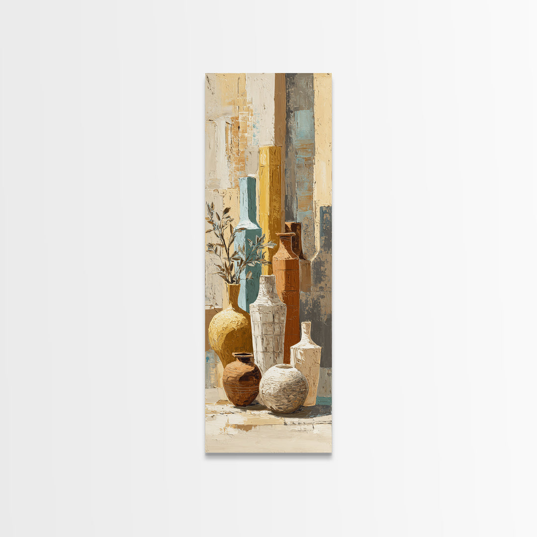 Venetian Canal Reflection Without City Crowd Canvas Print, Italian Villa Art, Statement Artwork, Living Room Decor, Villa, IVA-1x3-56