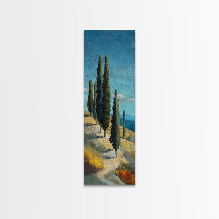 Terra Cotta Pot Canvas Print, Italian Villa Art, Living Room Art, Living Room Decor, Oil Painting, Villa, Neutral Decor, IVA-1x3-82