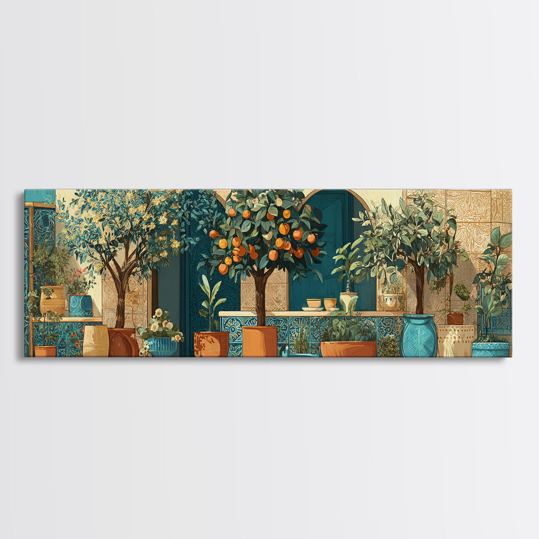 Pasta Herbs and Tomatoes Still Life Canvas Print, Italian Villa Art, Wall Decor, Living Room Decor, Fine Art, Villa, IVA-3x1-35