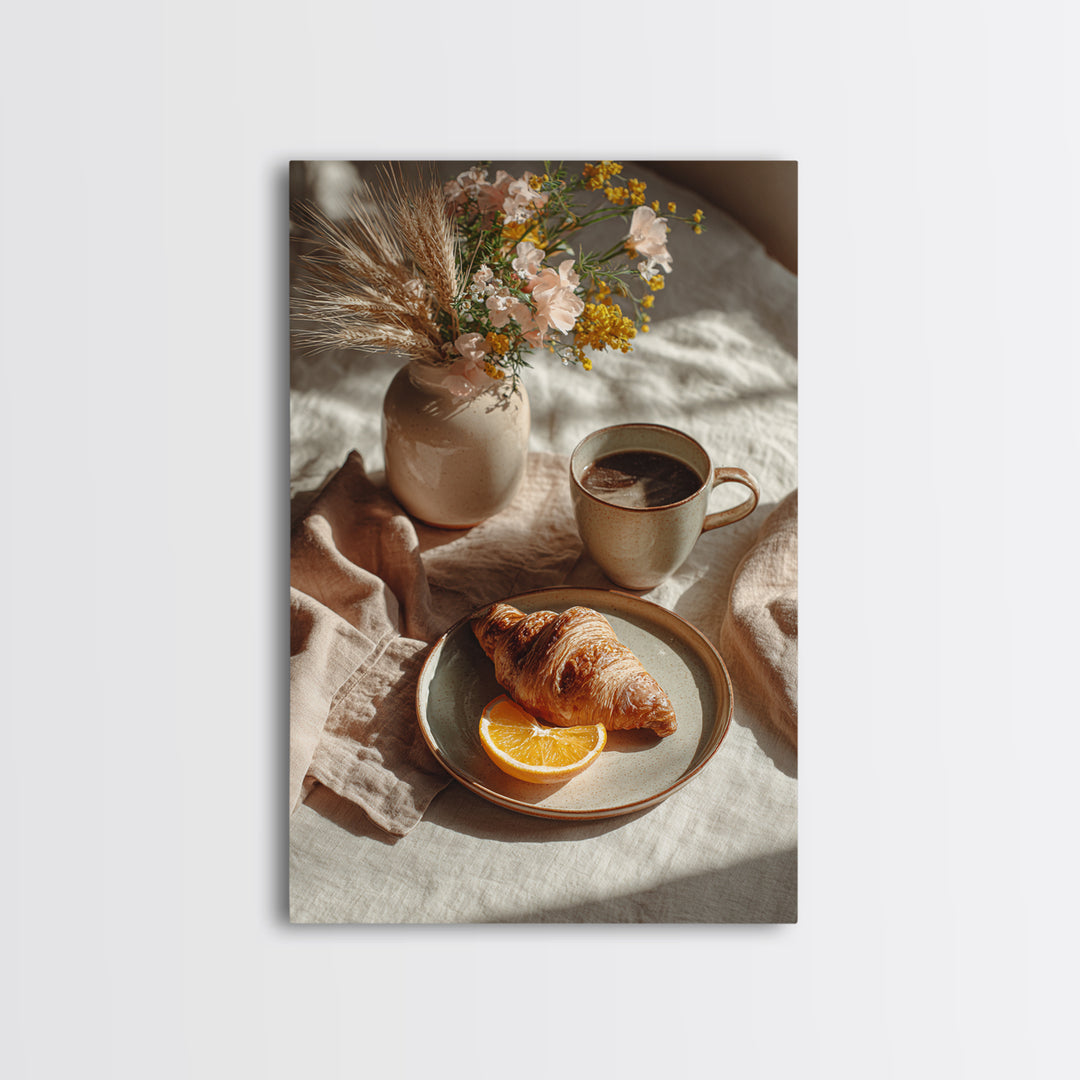 Orange Citrus Botanical Branch Canvas Print, Kitchen Art, Prints, Kitchen Decor, Fine Art, Kitchen, Kitchen Wall Decor, KIT-2x3-67