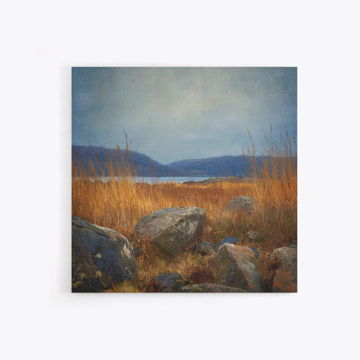 Rocky Scottish Highland Canvas Print, Landscape Art, Gallery Decor, Living Room Decor, Fine Art, Horizon, Wall Art, Home Decor, LAN-1x1-17