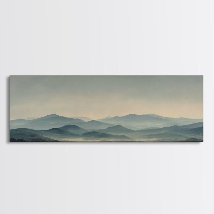 Rocky Scottish Highland Framed Canvas Print, Landscape Art, Set of 3 Prints, Living Room Decor, Fine Art, Horizon, LAN-3x1-81