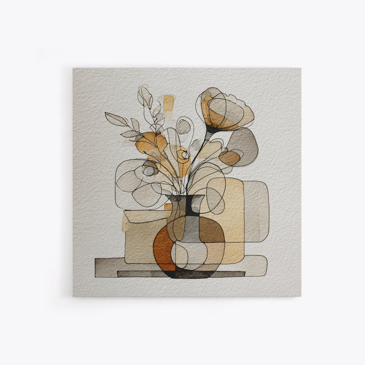 Minimal Nude Figure Canvas Print, Line Art, Minimalist Decor, Living Room Decor, Fine Art, Line, Boho Wall Art, Wall Art Print, LIN-1x1-9