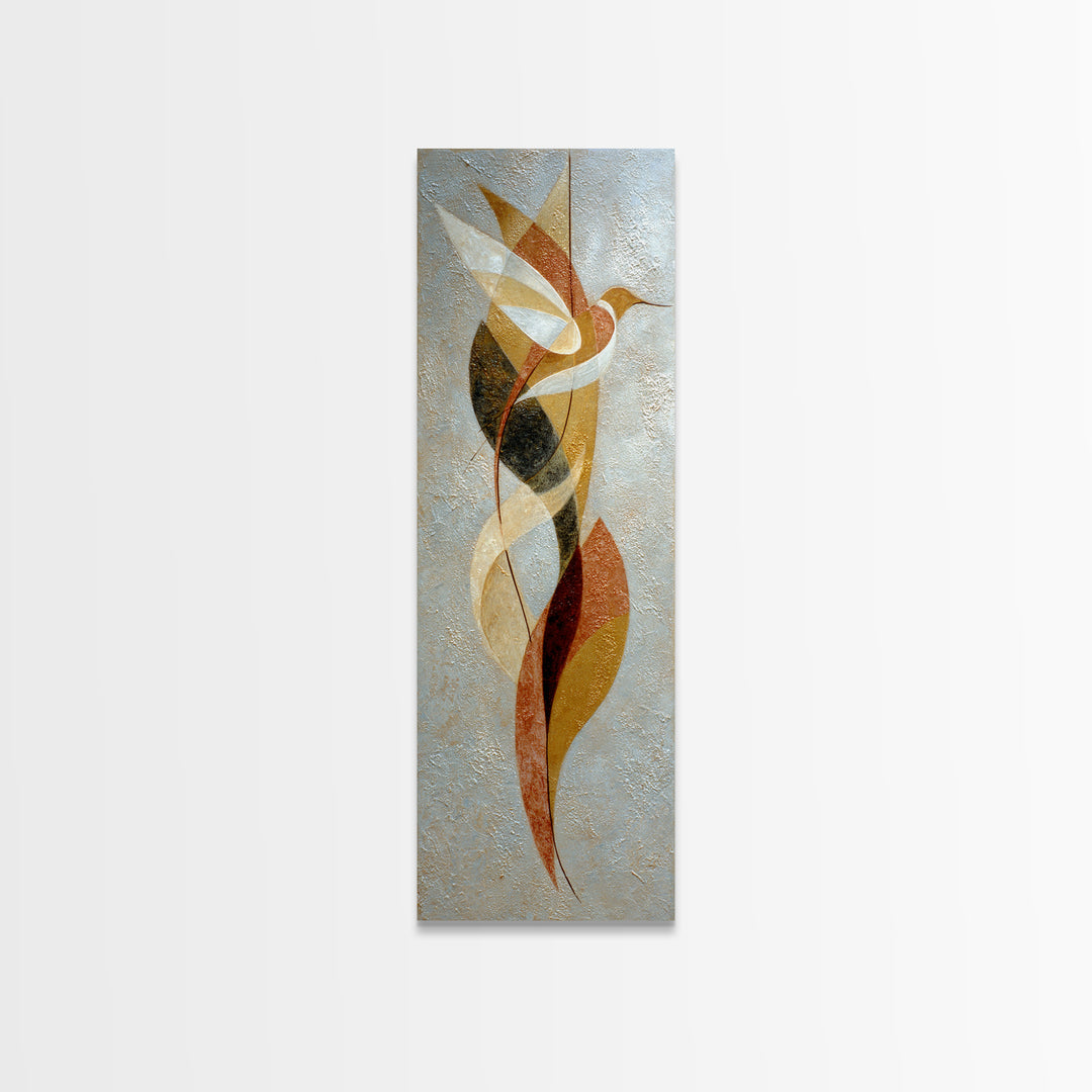 Single Line Bird Framed Canvas Print, Line Art, Aesthetic Prints, Living Room Decor, Abstract Art, Line, Wall Art, Home Decor, LIN-1x3-47